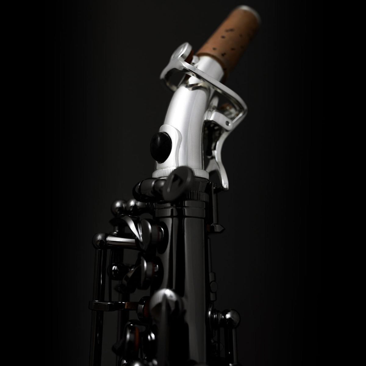 Cannonball S5-B Big Bell® Stone Series® Straight Soprano Saxophone – Polished Black Nickel — product image 10