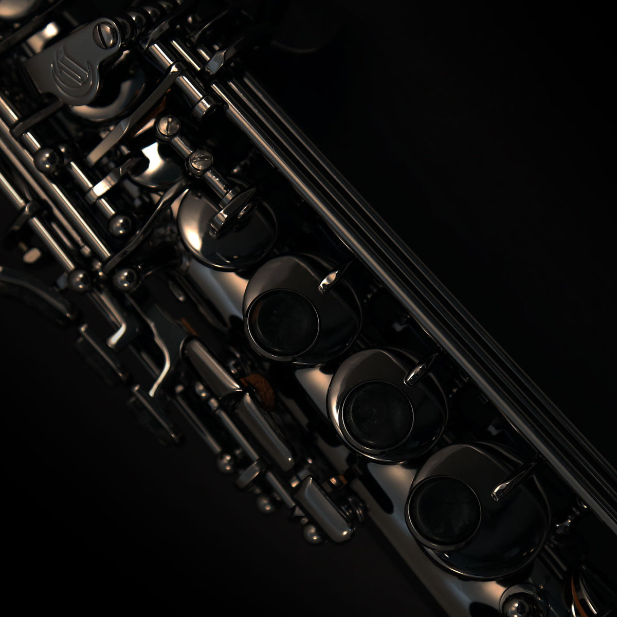 Cannonball S5-B Big Bell® Stone Series® Straight Soprano Saxophone – Polished Black Nickel — product image 8