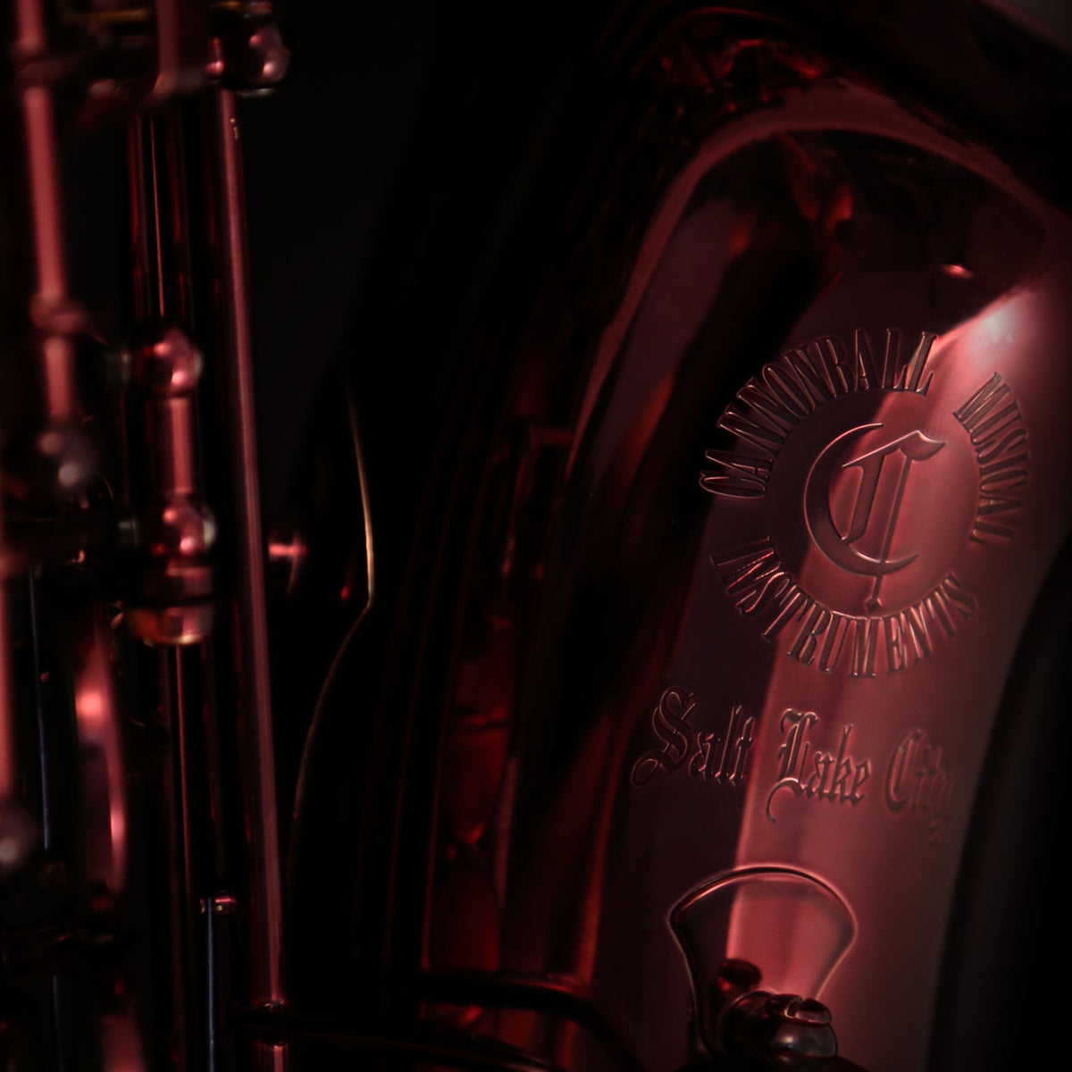 Cannonball A5-R altsaxofoon — beker, klepmechaniek, corpus