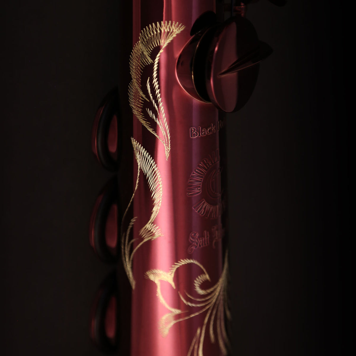 Cannonball A5-R altsaxofoon — gravure, corpus
