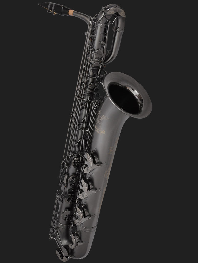 Cannonball B5-B Ice B Big Bell® Stone Series® Baritonsaxophon – The Raven® Iced Black