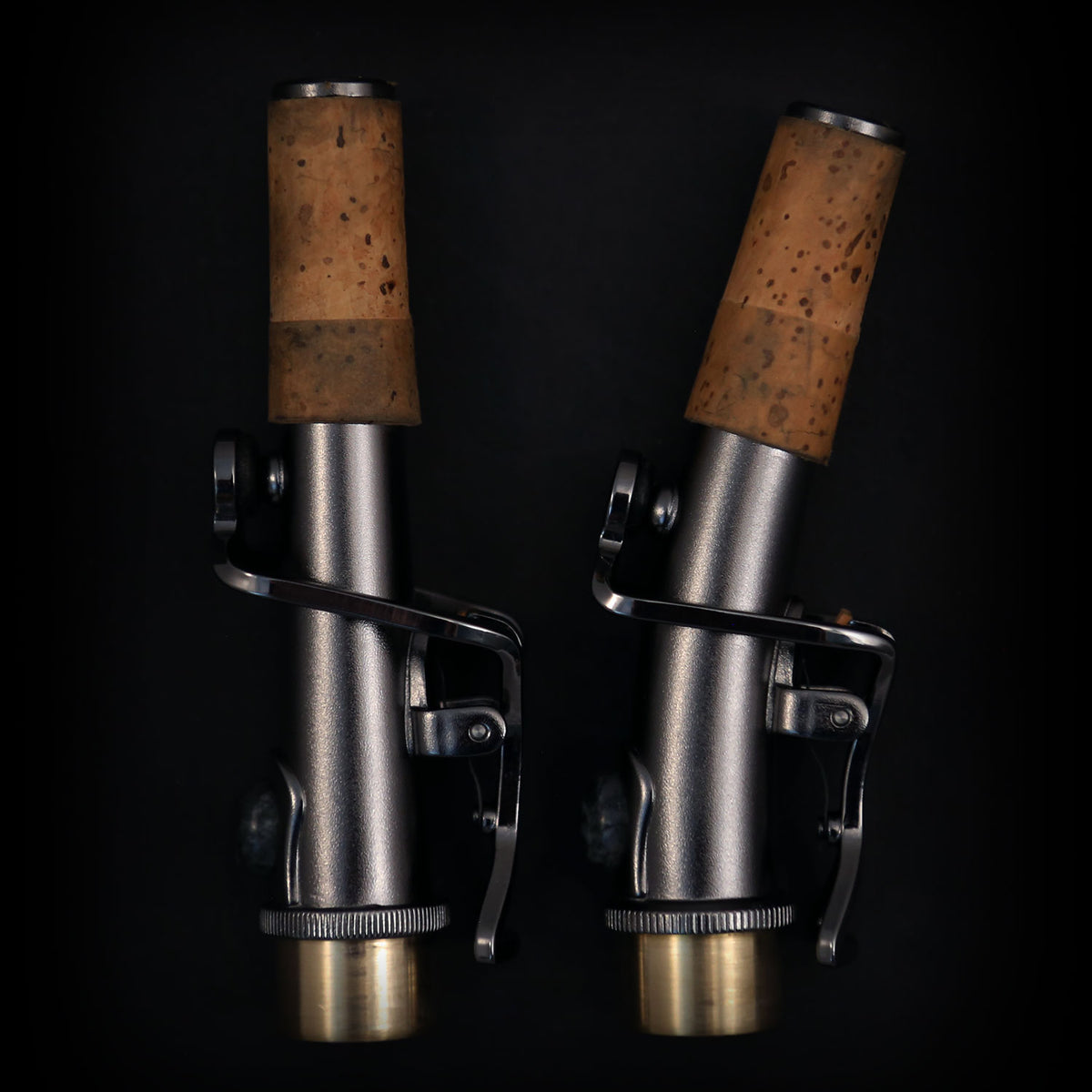 Cannonball S5-B Ice B Big Bell® Stone Series® Sassofono soprano diritto – The Raven® Iced Black