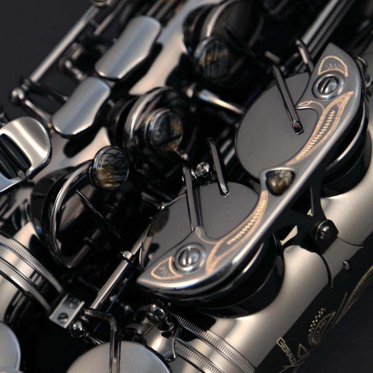 Saxophone ténor Cannonball GT5-B Gerald Albright Signature Series – Nickel noir poli — photo du produit 5