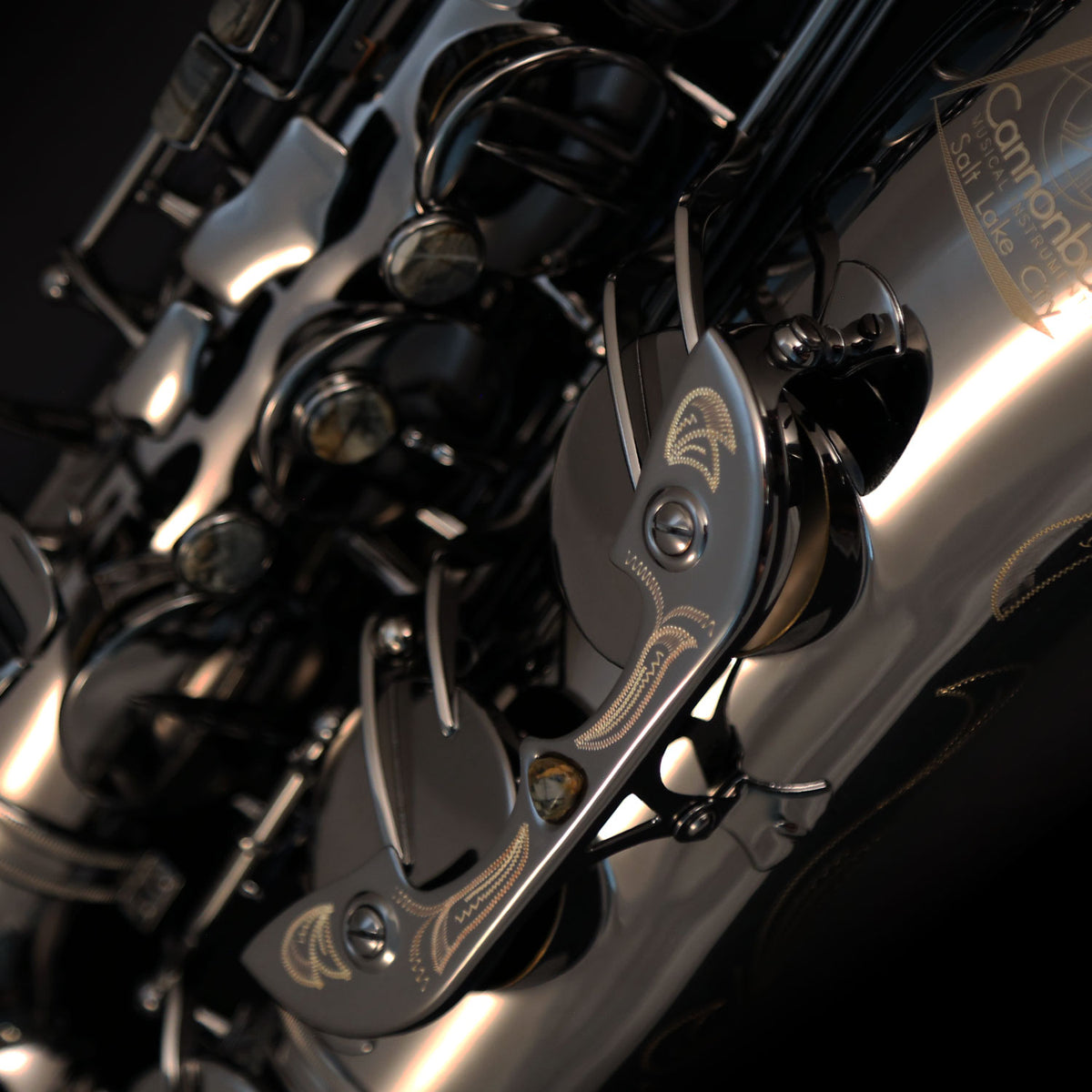 Saxophone ténor Cannonball GT5-B Gerald Albright Signature Series – Nickel noir poli — photo du produit 9
