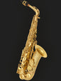 Cannonball A4 Big Bell Stone Series alto saxophone in Mad Meg unlacquered finish