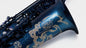 Cannonball A5-30 30th Anniversary alto saxophone bell with Grand Galaxy hand engraving and Deep Black Sapphire lacquer