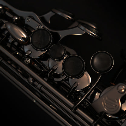 Cannonball S5-B Big Bell® Stone Series® Straight Soprano Saxophone – Polished Black Nickel — product image 3