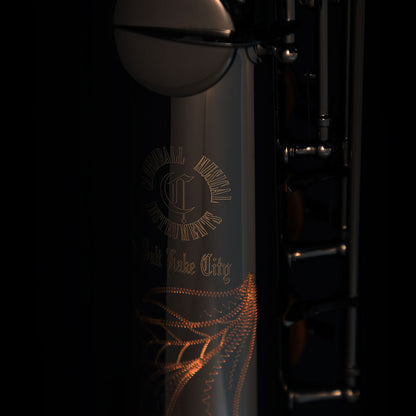 Cannonball S5-B Big Bell® Stone Series® Straight Soprano Saxophone – Polished Black Nickel — product image 5