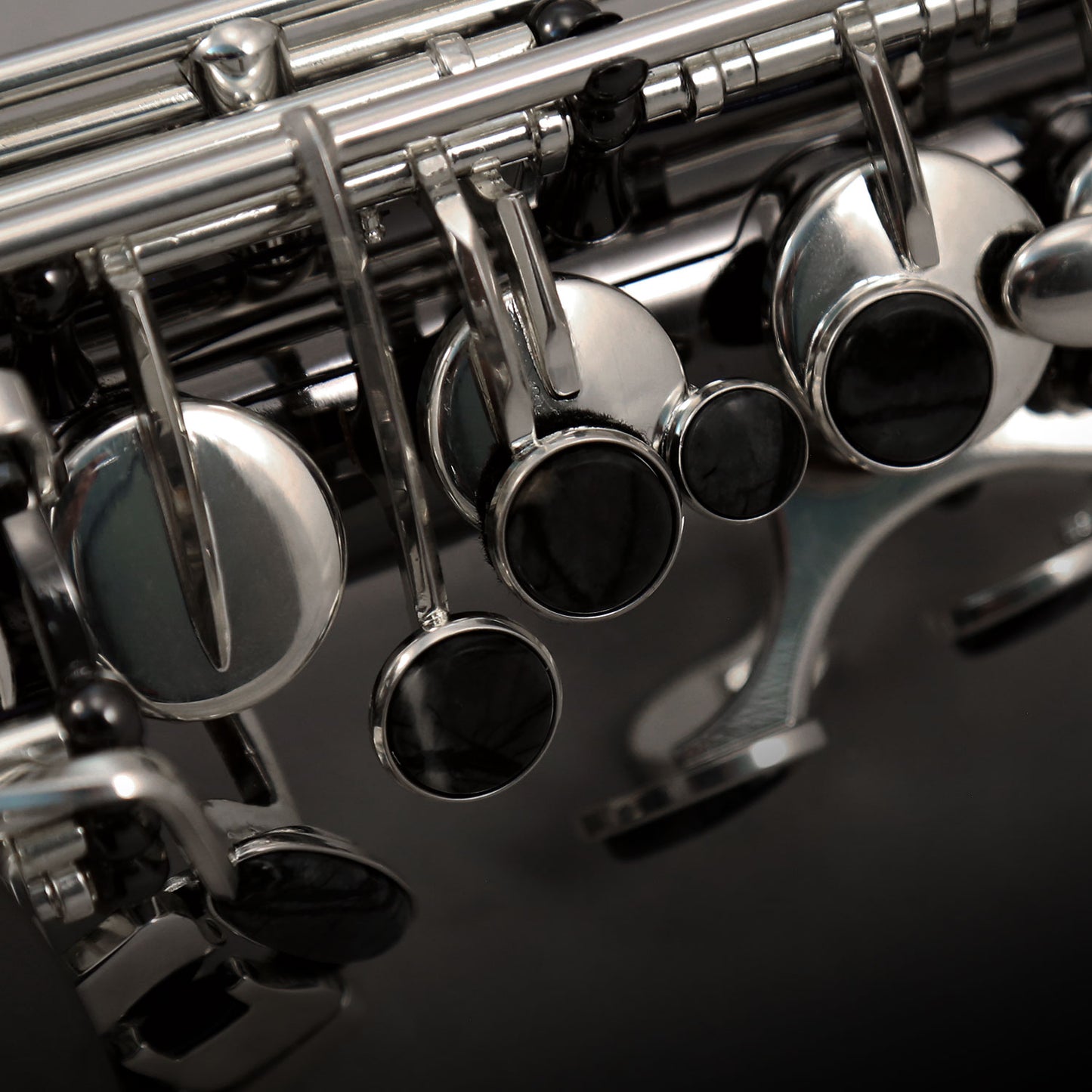 Cannonball T5-BS Big Bell® Stone Series® Tenor Saxophone – Black Nickel / Silver-Plated Keys