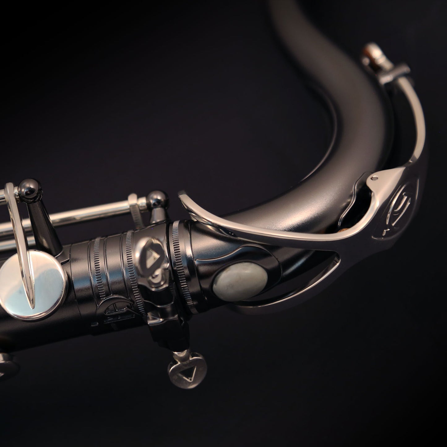 Cannonball T5-HS Big Bell® Stone Series® Tenor Saxophone – Hotspur™ Iced Black / Silver