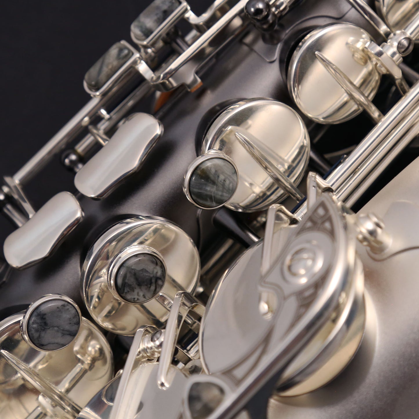 Cannonball T5-HS Big Bell® Stone Series® Tenor Saxophone – Hotspur™ Iced Black / Silver