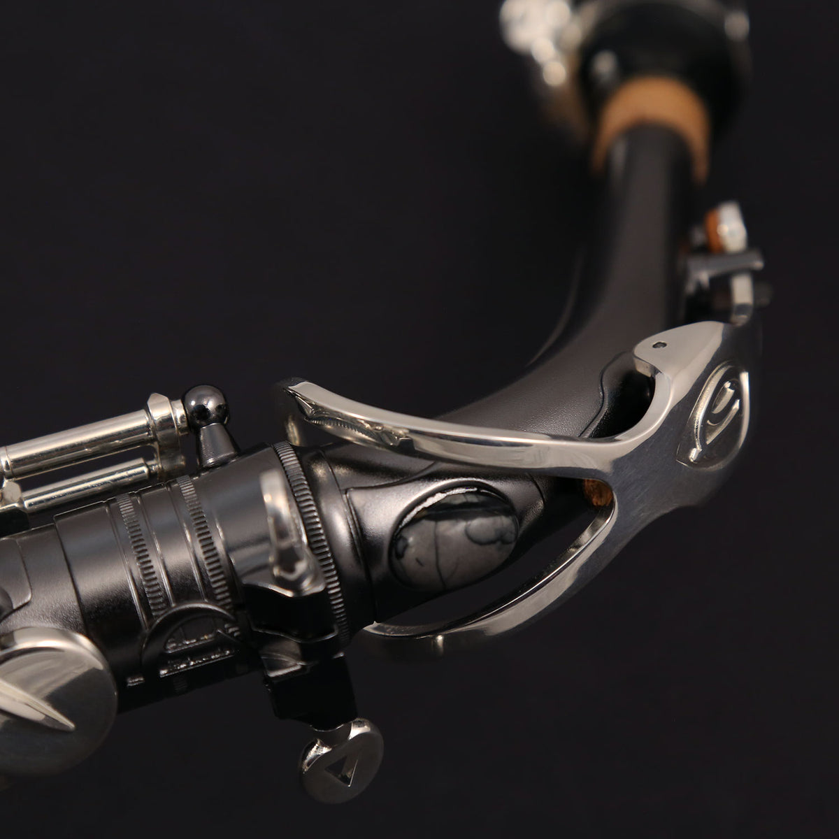 Cannonball A5-HS Big Bell® Stone Series® altsaxofoon – Hotspur™ Iced Black / zilver