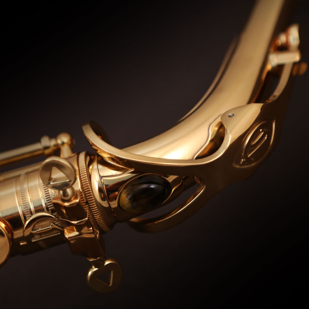 Cannonball S5-L Big Bell® Stone Series® Straight Soprano Saxophone – Rich Gold Lacquer