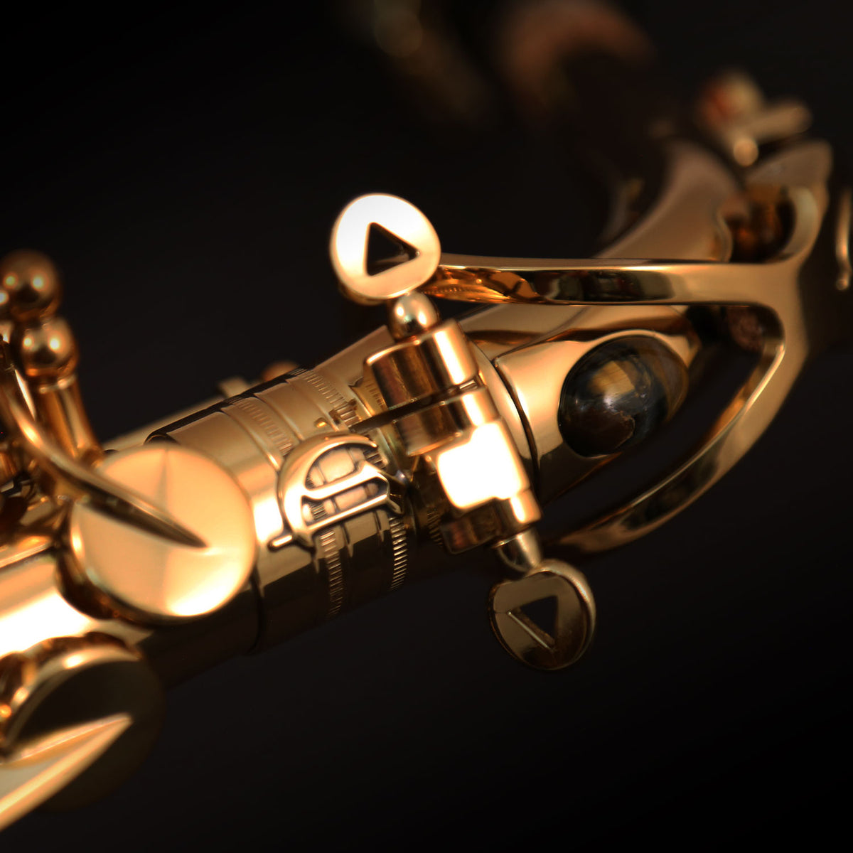 Cannonball S5-L Big Bell® Stone Series® Straight Soprano Saxophone – Rich Gold Lacquer