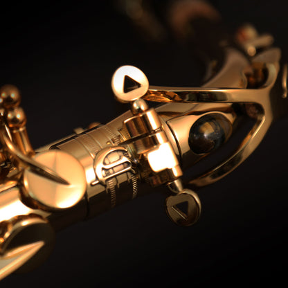 Cannonball S5-L Big Bell® Stone Series® Straight Soprano Saxophone – Rich Gold Lacquer
