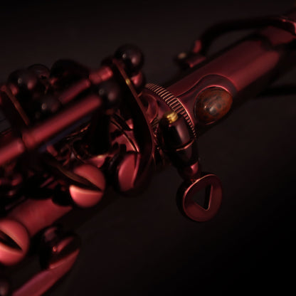 Cannonball A5-R altsaxofoon — klepmechaniek, hals