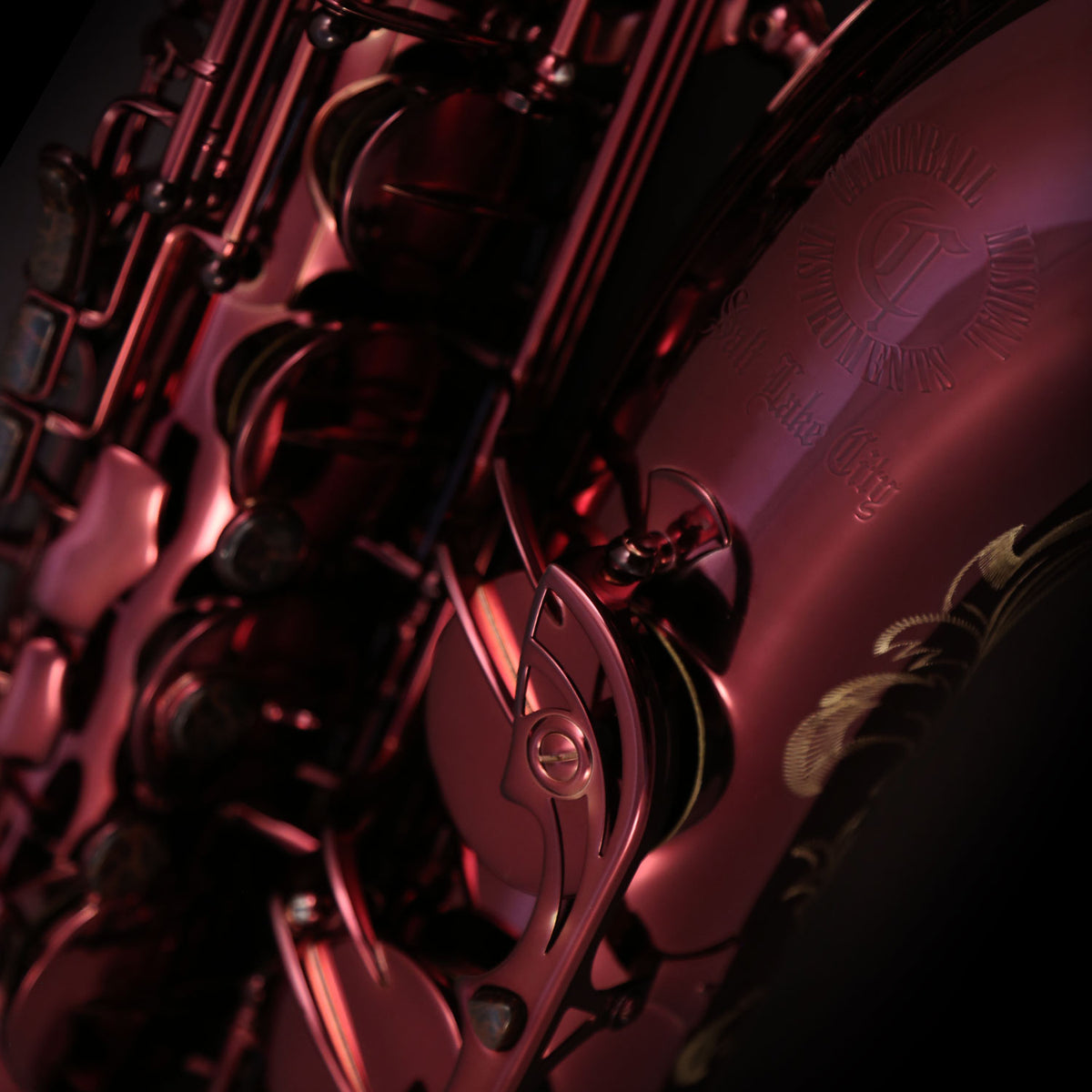 Cannonball A5-R altsaxofoon — klepmechaniek, corpus