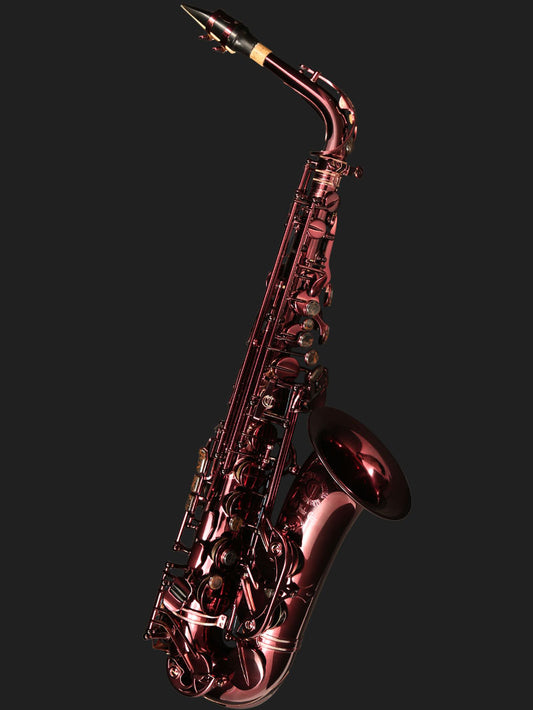 Cannonball A5-R Big Bell Stone Series alto saxophone – Black Ruby lacquer finish