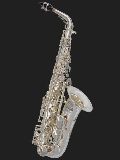 Cannonball A5-S Big Bell® Stone Series® altsaxofoon – verzilverd