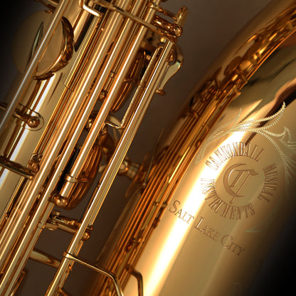 Cannonball B7-L Artist Series baritonsaxofoon – diepe goudlak