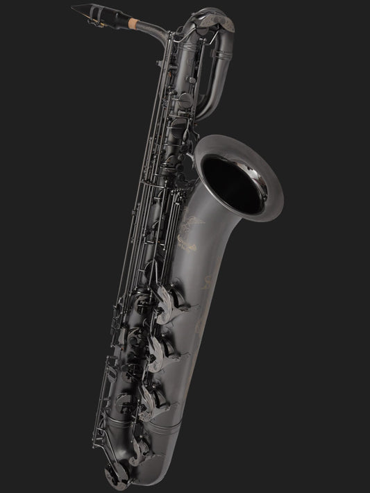 Cannonball B5-B Ice B Big Bell® Stone Series® Baritone Saxophone – The Raven® Iced Black