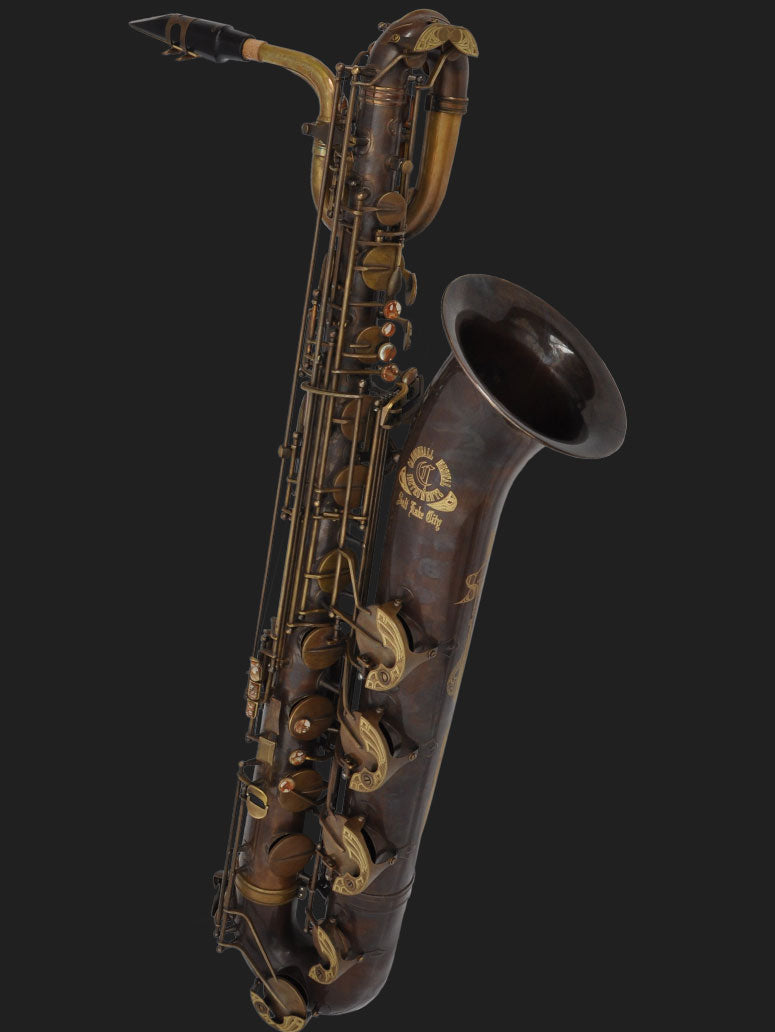 Cannonball B5-BR Big Bell® Stone Series® Baritone Saxophone – The Brute® Aged Brass — product image 1