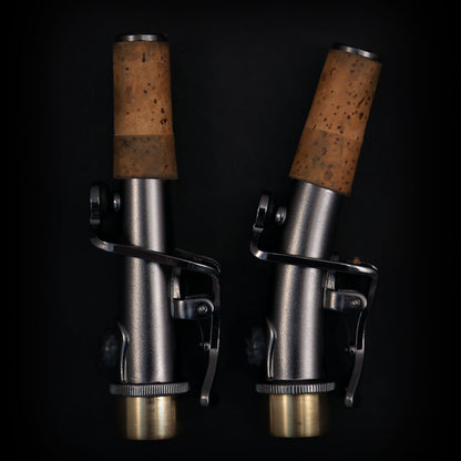 Cannonball S5-B Ice B Big Bell® Stone Series® Sassofono soprano diritto – The Raven® Iced Black