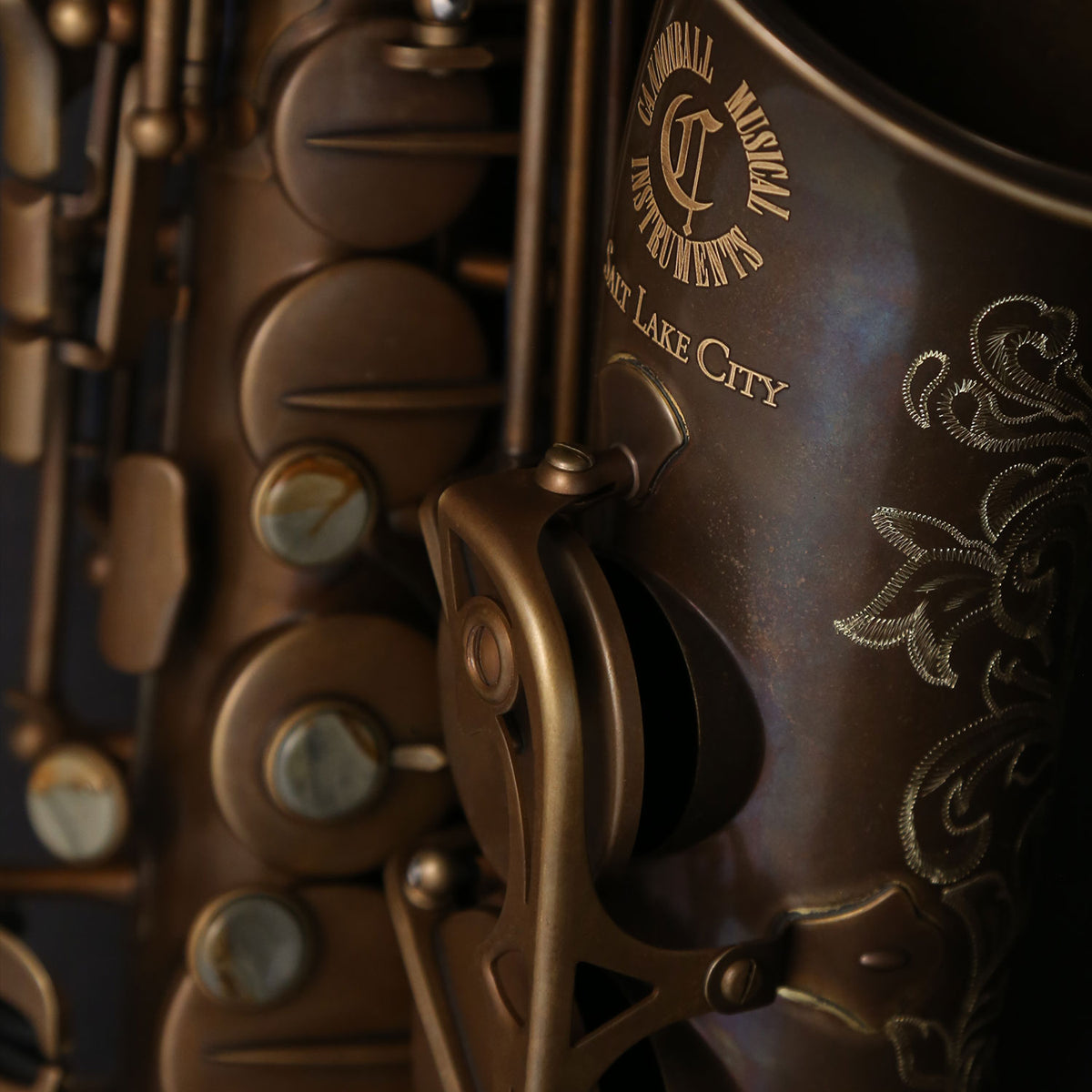 Saxophone alto Cannonball AVR-BR série Vintage Reborn® – The Brute® en laiton vieilli — photo du produit 2