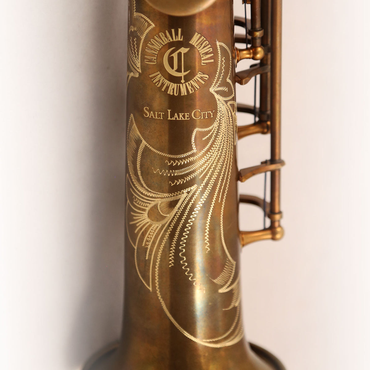 Cannonball SVR-BR Vintage Reborn® Series Sopransaxophon, gerade – The Brute® Aged Brass