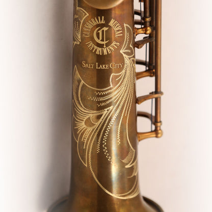 Cannonball SVR-BR Vintage Reborn® Series Sopransaxophon, gerade – The Brute® Aged Brass