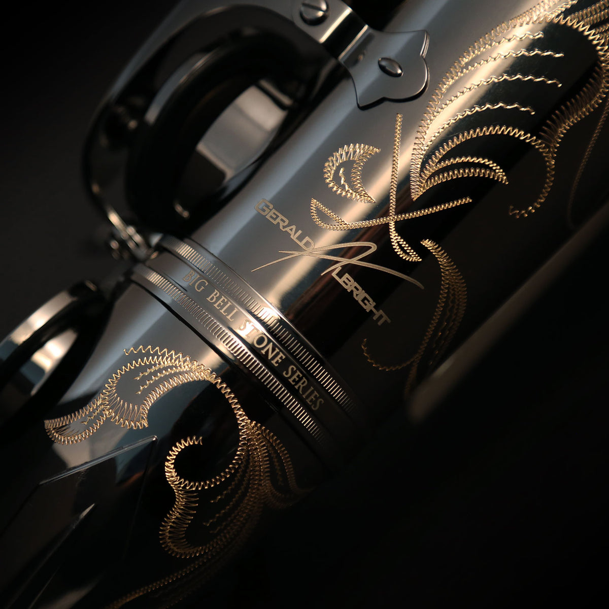 Cannonball GA5-B alto saxophone – Gerald Albright signature engraving detail