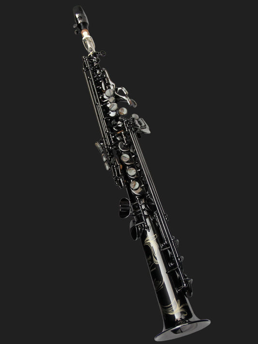 Cannonball GS5-B Gerald Albright Signature Series Straight Soprano Saxophone – Polished Black Nickel