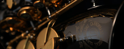 Cannonball TScep-BL Sceptyr™ Semi-Pro Tenor Saxophone – Black Nickel / Gold Lacquer Keys