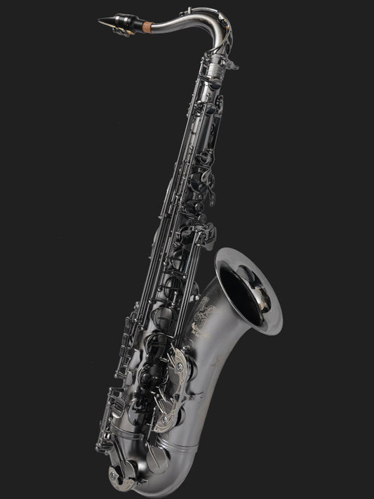 Cannonball T5-B Ice B Big Bell® Stone Series® Tenor Saxophone – The Raven® Iced Black