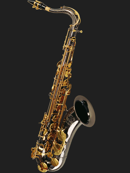 Cannonball T5-BL Big Bell® Stone Series® Tenor Saxophone – Black Nickel / Gold Lacquer Keys