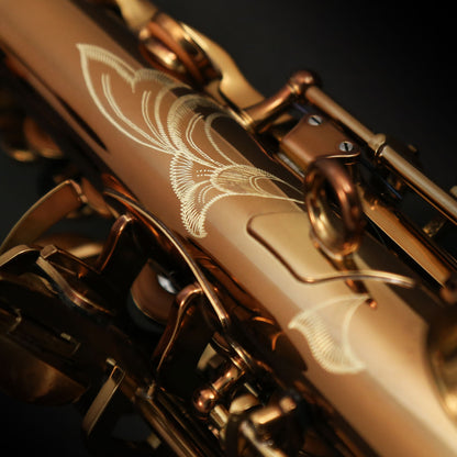 Cannonball SVR-L Vintage Reborn® Series Sassofono soprano diritto – Dark Amber Lacquer